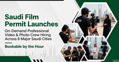Saudi Film Permit Launches On-Demand Crew Hire Service – Book Professional Videographers, Photographers & Drone Operators Anywhere in Saudi Arabia