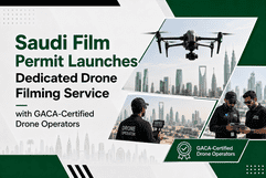 Saudi Film Permit Launches Dedicated Drone Filming Service with GACA-Certified Drone Operators Saudi Film Permit Launches Dedicated Drone Filming Service with GACA-Certified Drone Operators