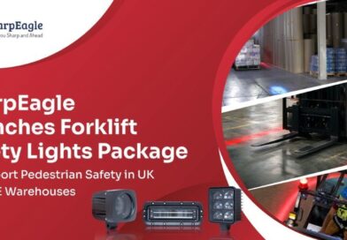 SharpEagle Launches Forklift Safety Lights Package to Support Pedestrian Safety in UK and UAE Warehouses